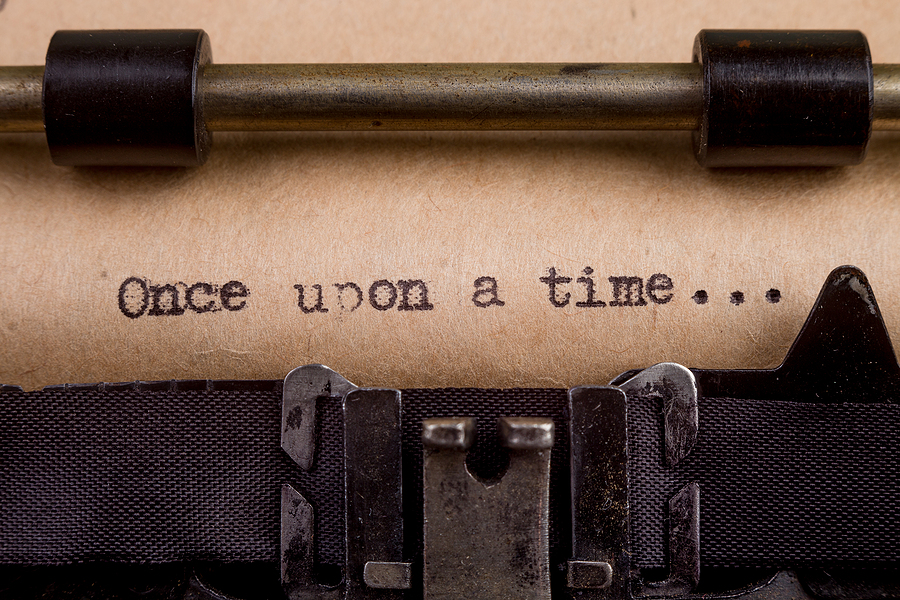 typed words on a vintage typewriter